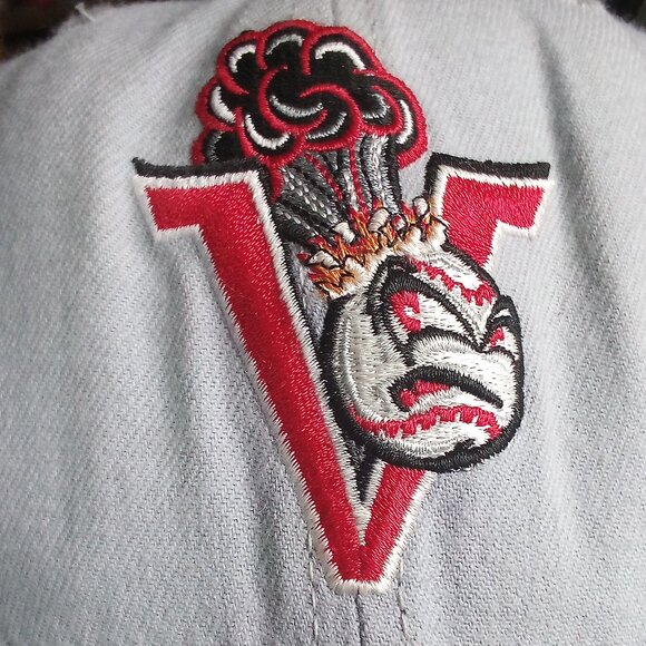 Vintage New Era Salem Keizer Volcanoes Fitted Hat Cap - Picture 2 of 11